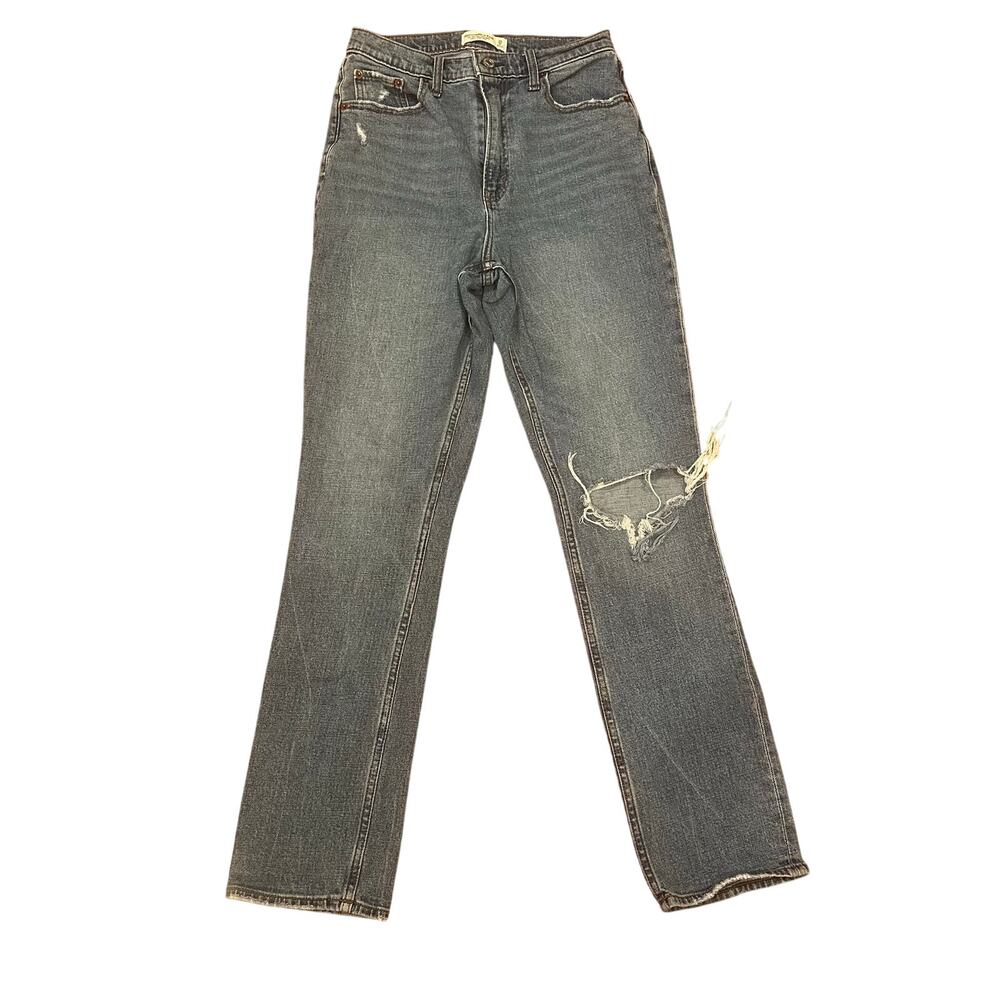 Abercrombie & Fitch 90's slim straight ultra high rise jeans sz 6